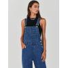 image:imageANRABESS Womens Denim Overalls Loose Fit Adjustable Strap Summer Gardening Casual amp Work Jean JumpsuitWashed Deep Blue