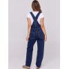 image:imageANRABESS Womens Denim Overalls Loose Fit Adjustable Strap Summer Gardening Casual amp Work Jean JumpsuitWashed Deep Indigo