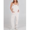 image:imageANRABESS Womens Denim Overalls Loose Fit Adjustable Strap Summer Gardening Casual amp Work Jean JumpsuitWhite