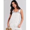 image:imageANRABESS Womens Denim Overalls Loose Fit Adjustable Strap Summer Gardening Casual amp Work Jean JumpsuitWhite