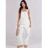 image:imageANRABESS Womens Denim Overalls Loose Fit Adjustable Strap Summer Gardening Casual amp Work Jean JumpsuitWhite
