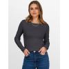 image:imageANRABESS Womens Long Sleeve Thermal Shirts Slim Fit Basic Tee Tops Warm Fleece Undershirts 2025 Fall Winter Layer OutfitsDeep Grey