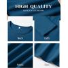 image:imageANRABESS Womens Long Sleeve Thermal Shirts Slim Fit Basic Tee Tops Warm Fleece Undershirts 2025 Fall Winter Layer OutfitsDeep Lake Blue