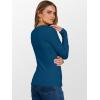 image:imageANRABESS Womens Long Sleeve Thermal Shirts Slim Fit Basic Tee Tops Warm Fleece Undershirts 2025 Fall Winter Layer OutfitsDeep Lake Blue