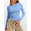 image:imageANRABESS Womens Long Sleeve Thermal Shirts Slim Fit Basic Tee Tops Warm Fleece Undershirts 2025 Fall Winter Layer OutfitsSky Blue