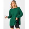 image:imageANRABESS Womens Oversized Long Sleeve shirts Fall Workout Tunic Tops Athletic Gym Tshirts Soft Basic Tees 2026 OutfitsGreen