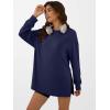 image:imageANRABESS Womens Oversized Long Sleeve shirts Fall Workout Tunic Tops Athletic Gym Tshirts Soft Basic Tees 2026 OutfitsNavy Blue