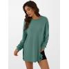 image:imageANRABESS Womens Oversized Long Sleeve shirts Fall Workout Tunic Tops Athletic Gym Tshirts Soft Basic Tees 2026 OutfitsSage Green