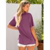 image:imageANRABESS Womens Oversized Tee Shirts Comfy Fabric Loose Fit Top AllDay Cozy for Gym Lounge Office Versatile Casual WearPurple