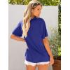 image:imageANRABESS Womens Oversized Tee Shirts Comfy Fabric Loose Fit Top AllDay Cozy for Gym Lounge Office Versatile Casual WearRoyal Blue