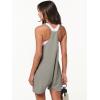 image:imageANRABESS Womens Rompers Summer Casual Loose Sleeveless Overalls Spaghetti Strap Shorts Jumpsuit 2026 Beach Vacation ClothesGrey