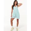 image:imageANRABESS Womens Rompers Summer Casual Loose Sleeveless Overalls Spaghetti Strap Shorts Jumpsuit 2026 Beach Vacation ClothesMint Green