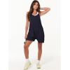 image:imageANRABESS Womens Rompers Summer Casual Loose Sleeveless Overalls Spaghetti Strap Shorts Jumpsuit 2026 Beach Vacation ClothesNavy Blue