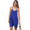 image:imageANRABESS Womens Rompers Summer Casual Loose Sleeveless Overalls Spaghetti Strap Shorts Jumpsuit 2026 Beach Vacation ClothesRoyal Blue