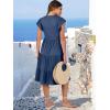image:imageANRABESS Womens Summer Dress Ruffle Sleeve V Neck Midi Dresses Fashion Casual Fit Flowy Tiered Boho Beach Vacation SundressBlue