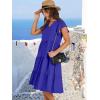image:imageANRABESS Womens Summer Dress Ruffle Sleeve V Neck Midi Dresses Fashion Casual Fit Flowy Tiered Boho Beach Vacation SundressRoyal Blue
