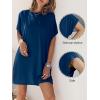 image:imageANRABESS Womens Summer T Shirt Dress 2026 Beach Vacation Travel Outfits Casual Simple Soft Mini Sundress Cover Up ClothesBlue