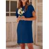 image:imageANRABESS Womens Summer T Shirt Dress 2026 Beach Vacation Travel Outfits Casual Simple Soft Mini Sundress Cover Up ClothesBlue