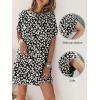 image:imageANRABESS Womens Summer T Shirt Dress 2026 Beach Vacation Travel Outfits Casual Simple Soft Mini Sundress Cover Up ClothesFloral Black Yellow