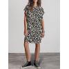image:imageANRABESS Womens Summer T Shirt Dress 2026 Beach Vacation Travel Outfits Casual Simple Soft Mini Sundress Cover Up ClothesFloral Black Yellow