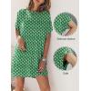 image:imageANRABESS Womens Summer T Shirt Dress 2026 Beach Vacation Travel Outfits Casual Simple Soft Mini Sundress Cover Up ClothesFloral Green