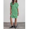 image:imageANRABESS Womens Summer T Shirt Dress 2026 Beach Vacation Travel Outfits Casual Simple Soft Mini Sundress Cover Up ClothesFloral Green
