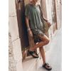 image:imageANRABESS Womens Summer T Shirt Dress 2026 Beach Vacation Travel Outfits Casual Simple Soft Mini Sundress Cover Up ClothesFloral Grey