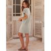 image:imageANRABESS Womens Summer T Shirt Dress 2026 Beach Vacation Travel Outfits Casual Simple Soft Mini Sundress Cover Up ClothesLight Gray