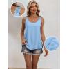image:imageANRABESS Womens Tank Tops Lace Shoulder Scoop Neck Flowy Sleeveless Tops Casual Cute Tanks Summer Outfits Beach Vacation 2026Bright Blue
