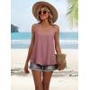 image:imageANRABESS Womens Tank Tops Lace Shoulder Scoop Neck Flowy Sleeveless Tops Casual Cute Tanks Summer Outfits Beach Vacation 2026Dusty Rose