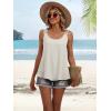 image:imageANRABESS Womens Tank Tops Lace Shoulder Scoop Neck Flowy Sleeveless Tops Casual Cute Tanks Summer Outfits Beach Vacation 2026Light Yellow