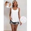 image:imageANRABESS Womens Tank Tops Lace Shoulder Scoop Neck Flowy Sleeveless Tops Casual Cute Tanks Summer Outfits Beach Vacation 2026White