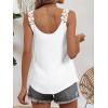 image:imageANRABESS Womens Tank Tops Lace Shoulder Scoop Neck Flowy Sleeveless Tops Casual Cute Tanks Summer Outfits Beach Vacation 2026White