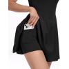 image:imageANRABESS Womens Tennis Athletic Pleated Summer Mini Dress 2026 Golf Workout Build in Shorts Casual Romper Short SundressBlack