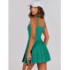 image:imageANRABESS Womens Tennis Athletic Pleated Summer Mini Dress 2026 Golf Workout Build in Shorts Casual Romper Short SundressDeep Green