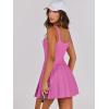 image:imageANRABESS Womens Tennis Athletic Pleated Summer Mini Dress 2026 Golf Workout Build in Shorts Casual Romper Short SundressPink