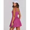 image:imageANRABESS Womens Tennis Athletic Pleated Summer Mini Dress 2026 Golf Workout Build in Shorts Casual Romper Short SundressRose