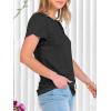 image:imageANRABESS Womens Tops Summer Eyelet Petal Short Sleeve T Shirts Dressy Casual Blouses Ladies Basic Tees 2026 Spring ClothesBlack