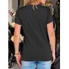 image:imageANRABESS Womens Tops Summer Eyelet Petal Short Sleeve T Shirts Dressy Casual Blouses Ladies Basic Tees 2026 Spring ClothesBlack
