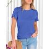 image:imageANRABESS Womens Tops Summer Eyelet Petal Short Sleeve T Shirts Dressy Casual Blouses Ladies Basic Tees 2026 Spring ClothesRoyal Blue
