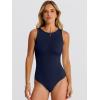 image:imageANRABESS Bodysuits for Women Summer Sleeveless Slim Fitted Crew Neck Bodysuit Tank Tops 2026 Sexy Going Out Trendy OutfitsNavy Blue
