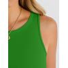 image:imageANRABESS Bodysuits for Women Summer Sleeveless Slim Fitted Crew Neck Bodysuit Tank Tops 2026 Sexy Going Out Trendy OutfitsSage Green