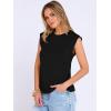image:imageANRABESS Business Casual Tops for Womens Cap Sleeve Summer Dressy Shirts 2026 Trendy Work Office Outfits ClothingBlack