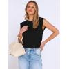 image:imageANRABESS Business Casual Tops for Womens Cap Sleeve Summer Dressy Shirts 2026 Trendy Work Office Outfits ClothingBlack