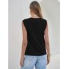 image:imageANRABESS Business Casual Tops for Womens Cap Sleeve Summer Dressy Shirts 2026 Trendy Work Office Outfits ClothingBlack