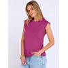 image:imageANRABESS Business Casual Tops for Womens Cap Sleeve Summer Dressy Shirts 2026 Trendy Work Office Outfits ClothingHot Pink