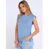 image:imageANRABESS Business Casual Tops for Womens Cap Sleeve Summer Dressy Shirts 2026 Trendy Work Office Outfits ClothingLight Blue