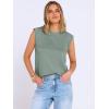 image:imageANRABESS Business Casual Tops for Womens Cap Sleeve Summer Dressy Shirts 2026 Trendy Work Office Outfits ClothingLight Green