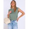 image:imageANRABESS Business Casual Tops for Womens Cap Sleeve Summer Dressy Shirts 2026 Trendy Work Office Outfits ClothingLight Green