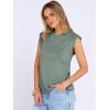 image:imageANRABESS Business Casual Tops for Womens Cap Sleeve Summer Dressy Shirts 2026 Trendy Work Office Outfits ClothingLight Green